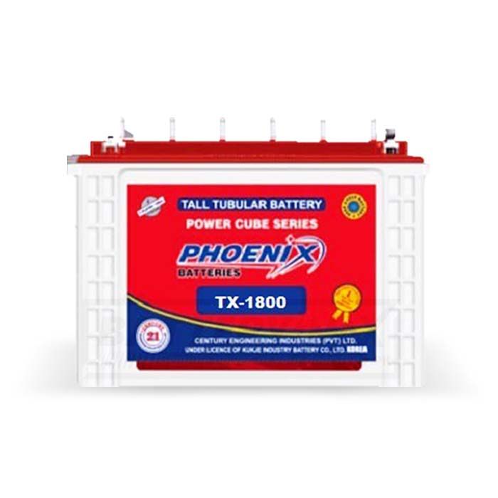 Phoenix Tubular Battery TX 1800 185 AH