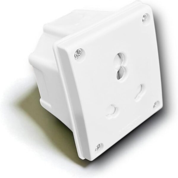 16A 2-Gang Surface Socket 3-Pin