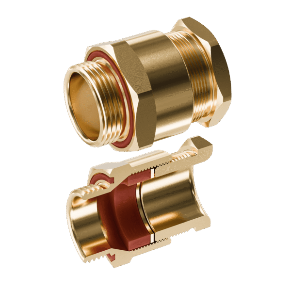 Cable Gland M25 Brass (10 pack)