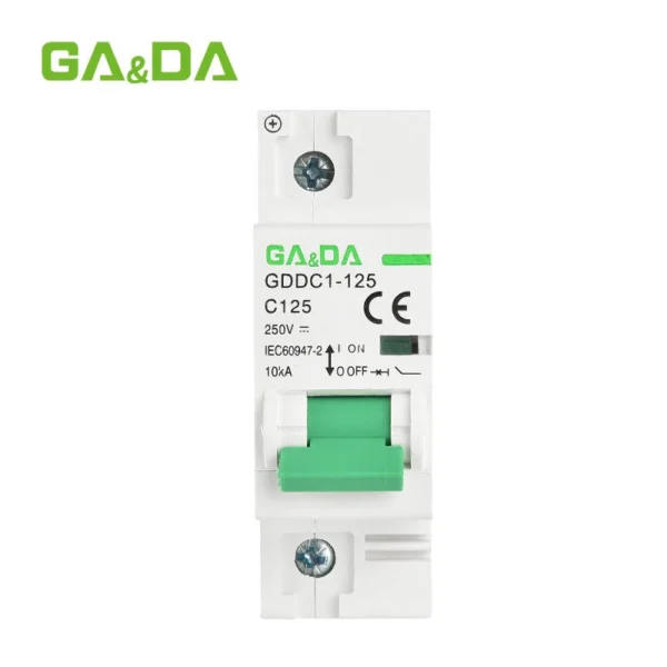 1P DC 250V MCB 63A Battery