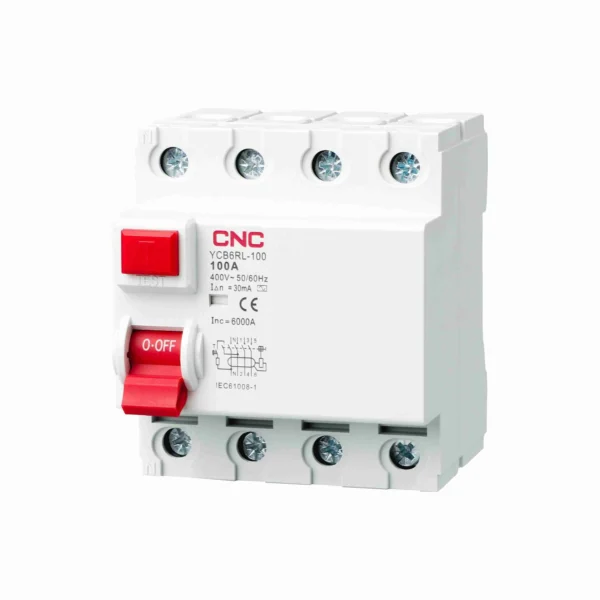 4P RCCB 30mA 63A 230/400V