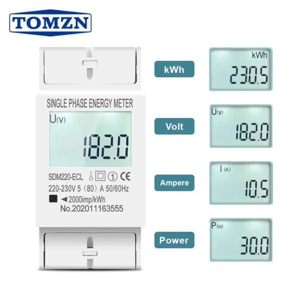 Digital Hour Meter 230V