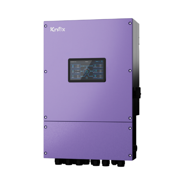 Knox Xenon 12066 | 6.6kW IP66 Hybrid Solar Inverter With PV 12000W Dual MPPT, Wi-Fi & Large HMI Touchscreen