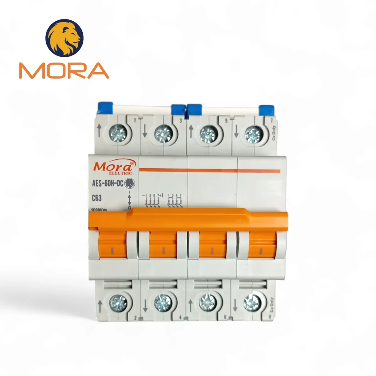 Mora 4P 1000V 63A DC Circuit Breaker Mora 4P 1000V 63A DC Circuit Breaker - Image 1
